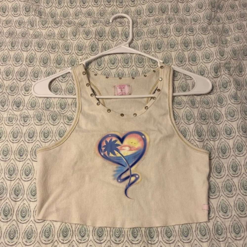 LoveShackFancy X Hurley cropped top